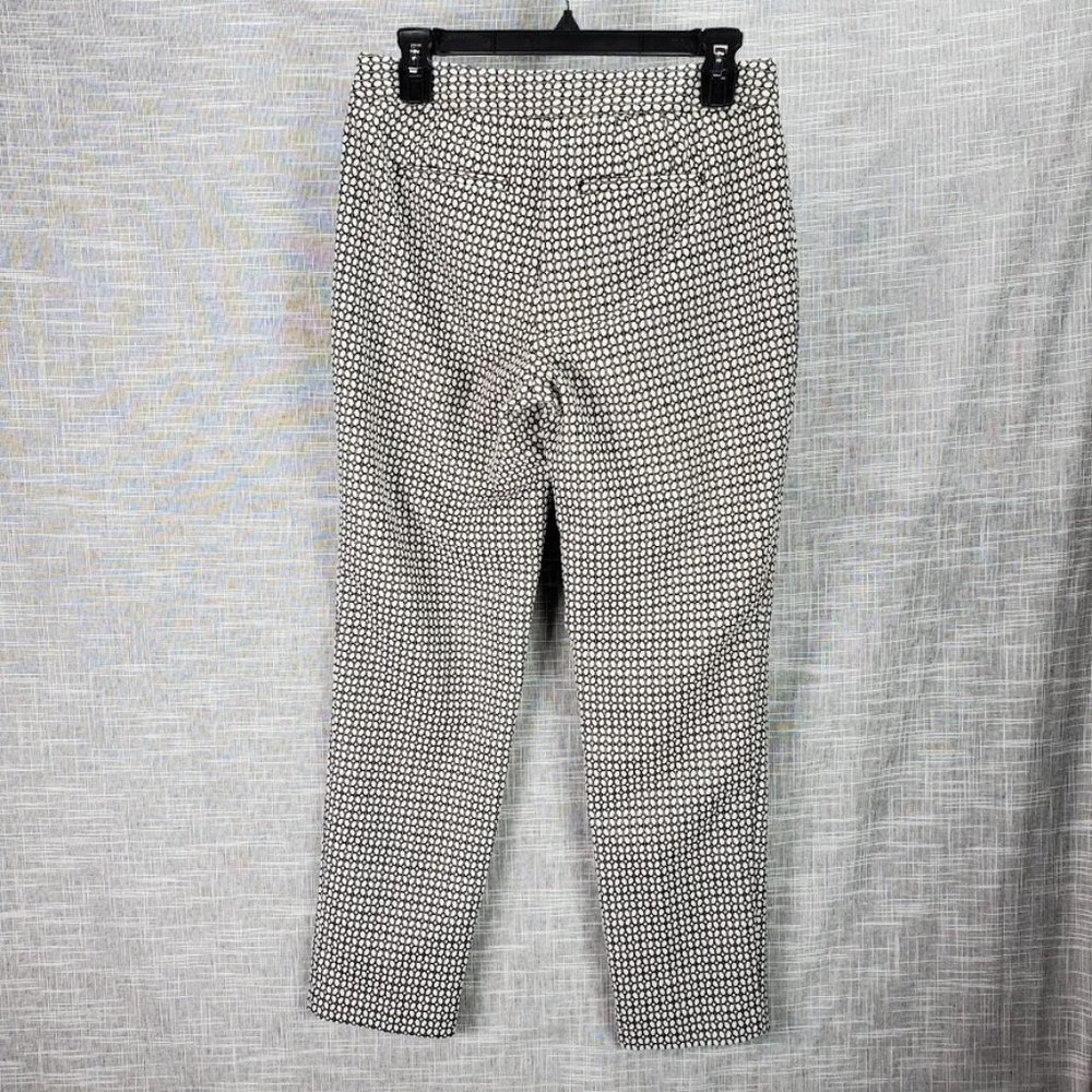 Talbots Chatham Ankle Pants Size 2 Black White - Picture 4 of 4